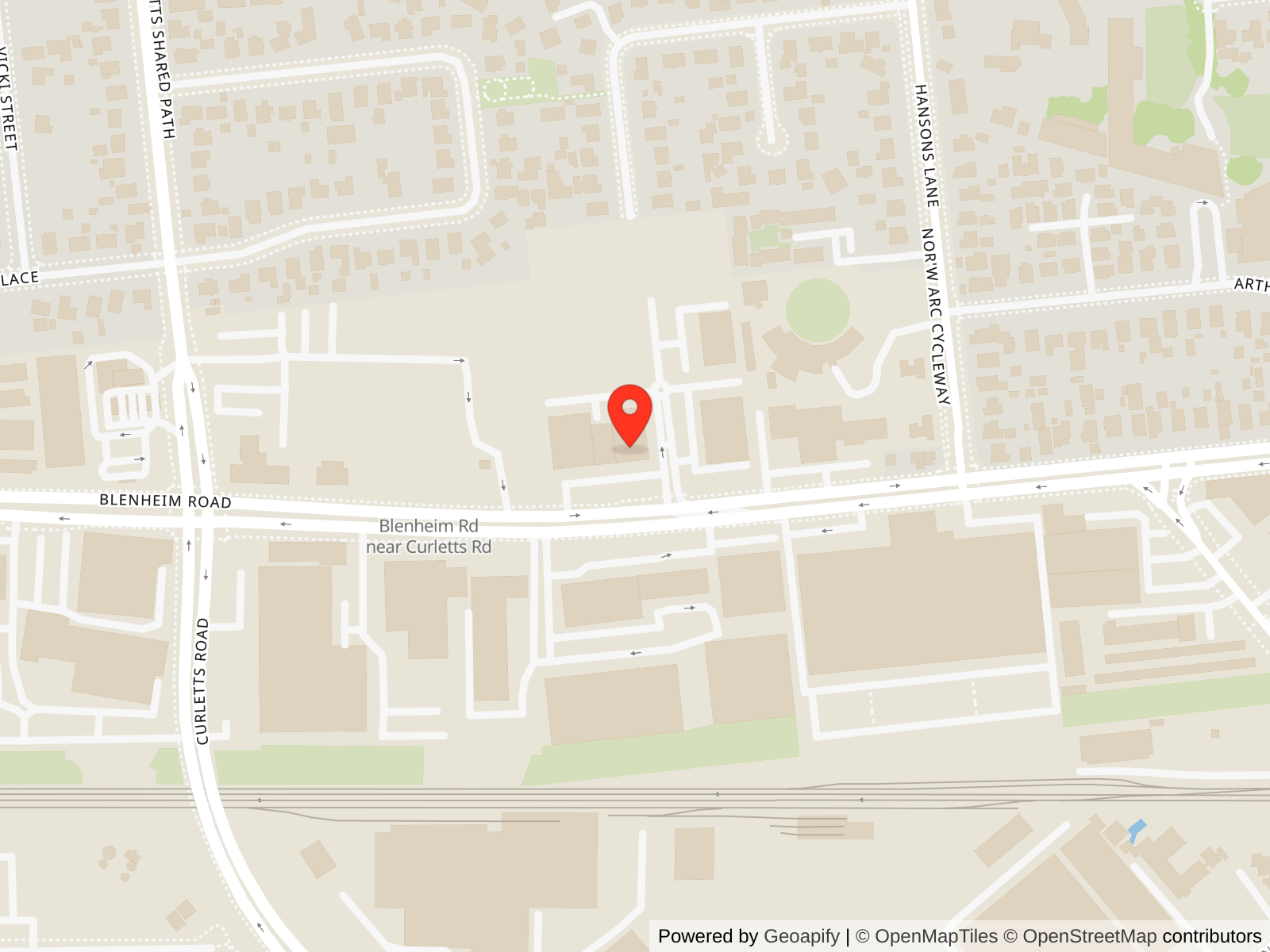 Map showing The Pawn Shop at 396 Blenheim Road, Upper Riccarton, Christchurch 8041